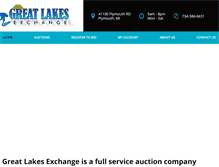 Tablet Screenshot of greatlakesexchange.net